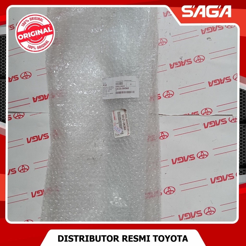 SAGA | List Grill Depan Atas Radiator Hilux Double Cabin 2008-2011 Original 53121-0K060