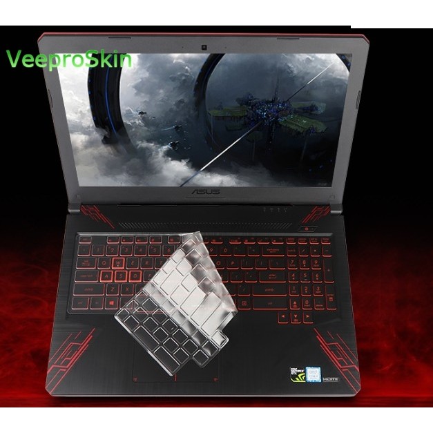 TPU laptop Keyboard Cover Skin Protector For ASUS FX503VD FX504 FX505 FX705,ROG Strix GL503 GL504 GL