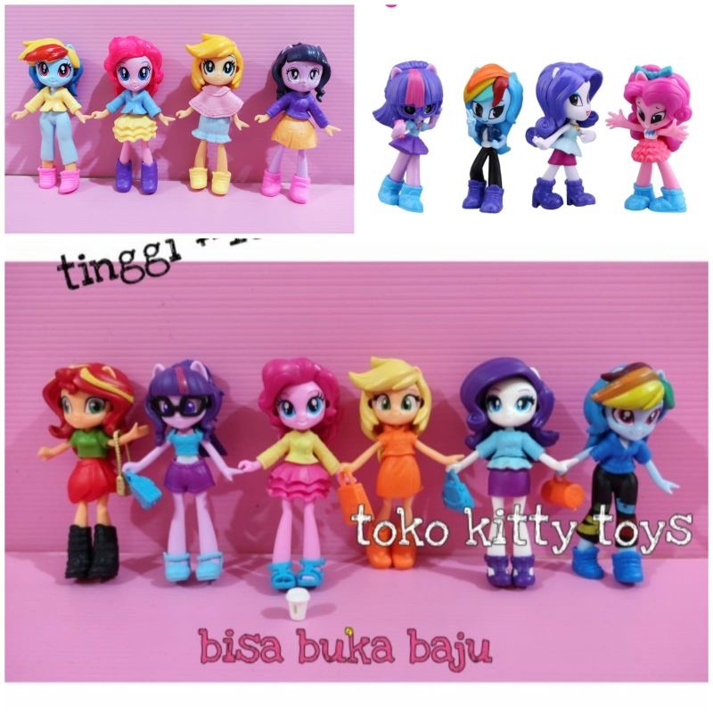 ACTION FIGURE MY LITTLE PONY EQUESTRIA GIRLS SET MAINAN PONY