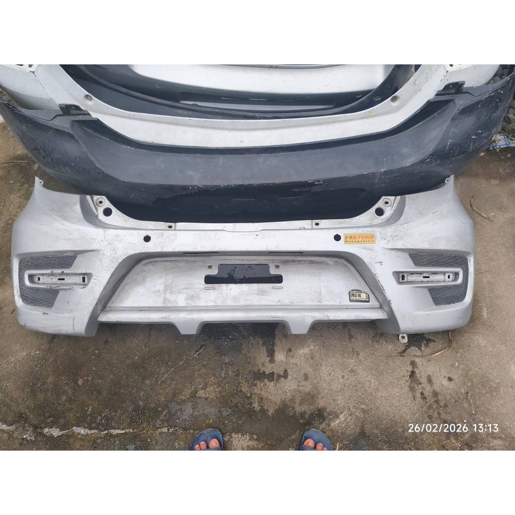 bumper belakang ayla facelift bumper belakang agya facelift