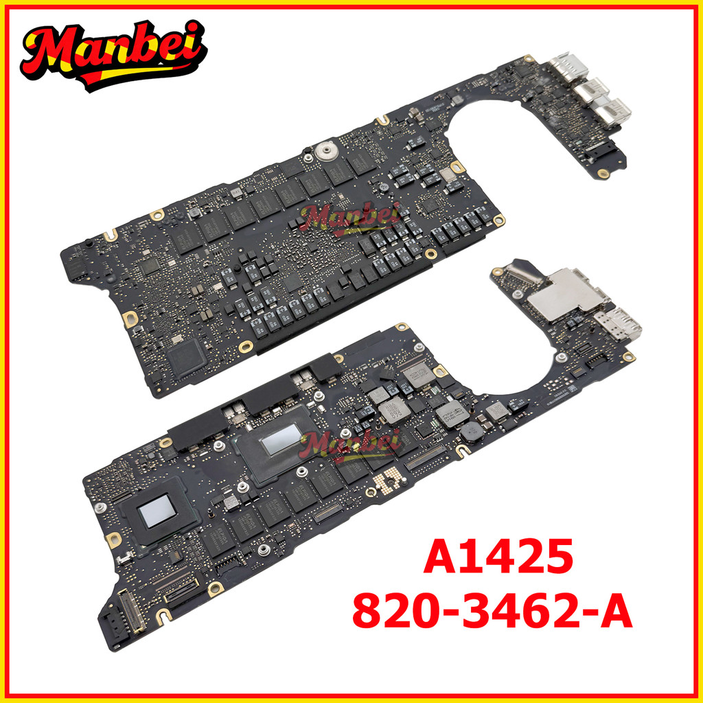 Laptop Logic Board i5 i7 8GB For Macbook Pro 13" Retina A1425 Motherboard 820-3462-A Original 2012 E