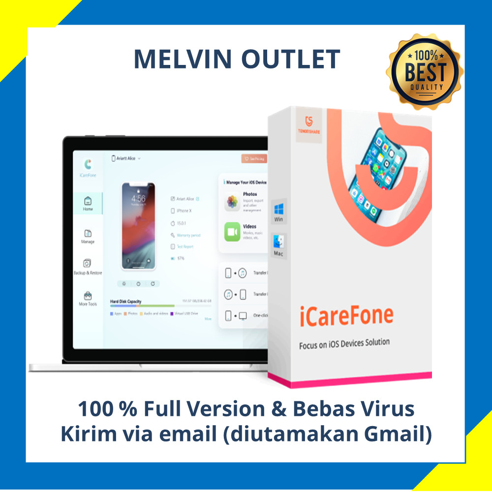 TENORSHARE ICAREFONE - Windows|Android|IOS|Iphone|Backup|Repair|Transfer
