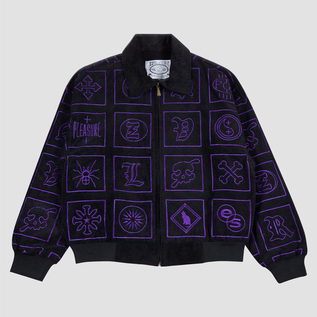 EVILSPIRIT JACKET CORDUROY - LAQUITA BLACK UNISEX