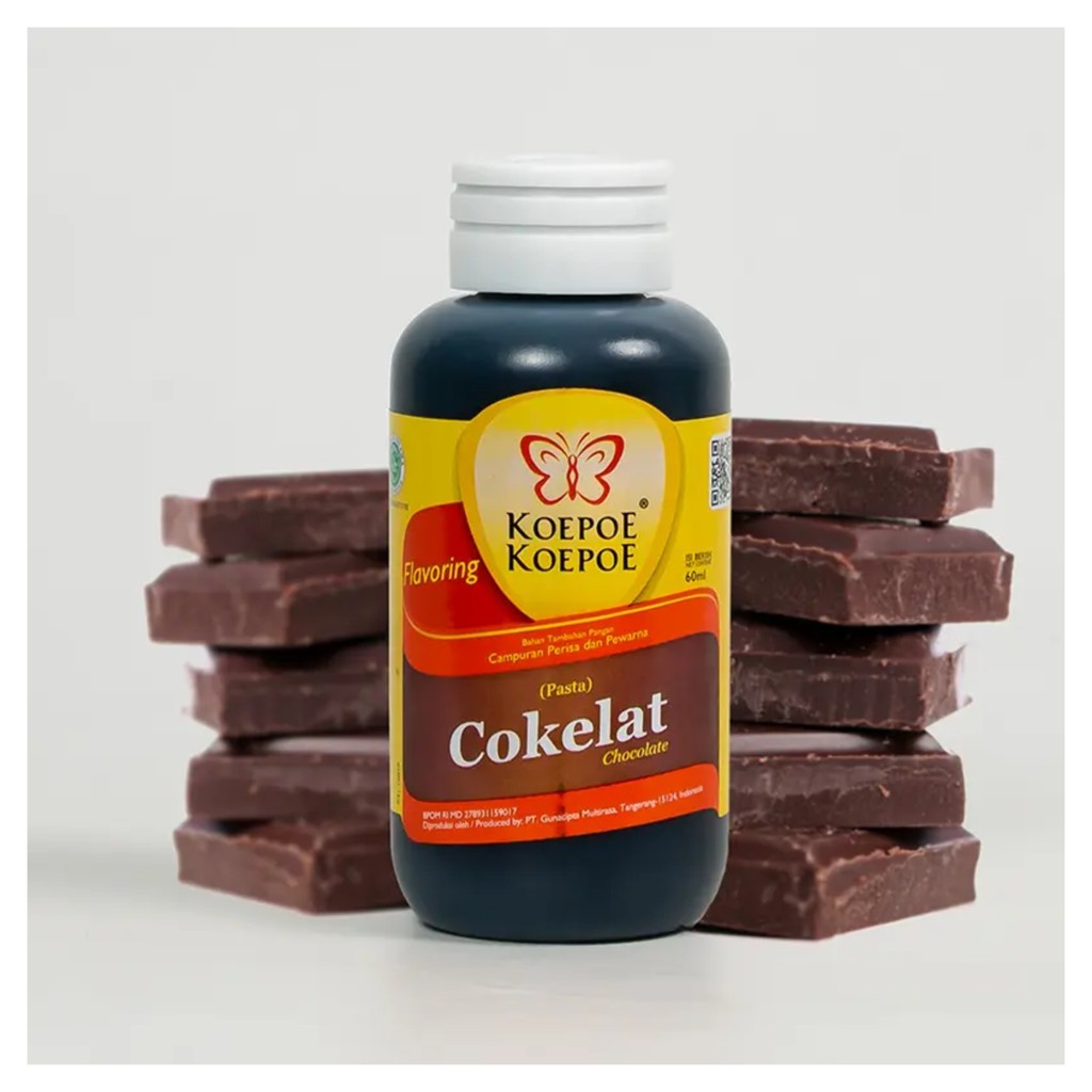 Pasta Coklat Koepoe Koepoe Kupu Kupu 60ml Perisa Perasa Pewarna Makanan Minuman Chocolate