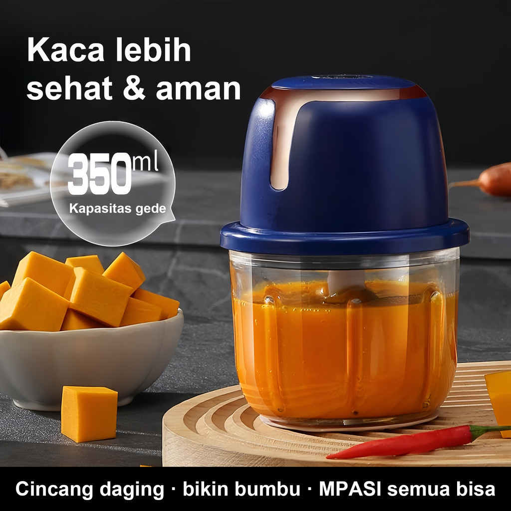 COOKVANT - 350 ml Mini Chopper Food Grade choper multifungsi samono chopper samono official store co