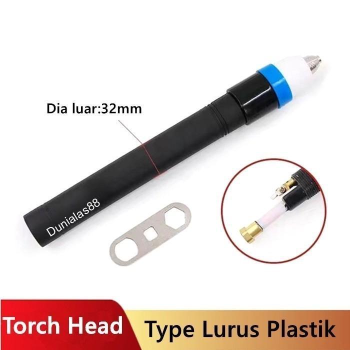 WELDMAX P-80 Torch Body Torch Head Stang Plasma Cutting p80 P 80 Lurus Square - Lurus Plastik