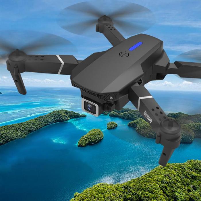 Bonkyo Drone E88 Pro Shoot Murah Original Indoor Outdoor Drone Pro Mini RC 1080P HD Camera -D2 Kamer