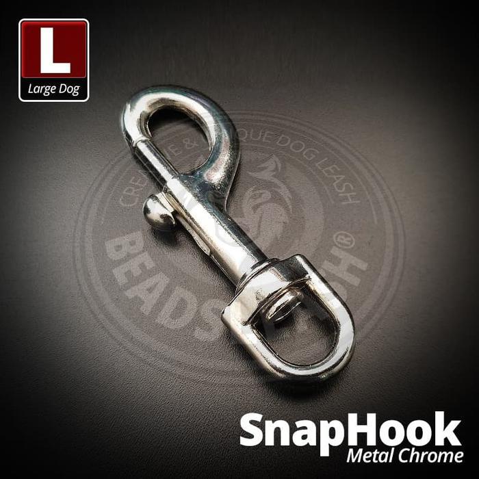 Snap Hook Anjing Besar // Metal Chrome/ HCL001