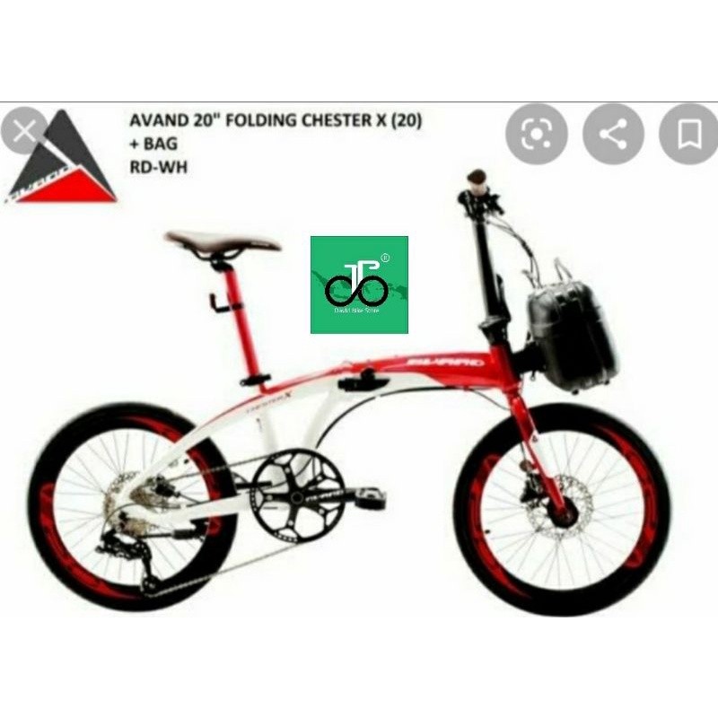 Sepeda Lipat 20" Avand Chester X 10 speed NEW