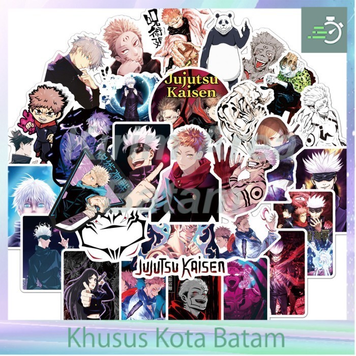sticker luggage waterproof 50 pcs jujutsu kaisen