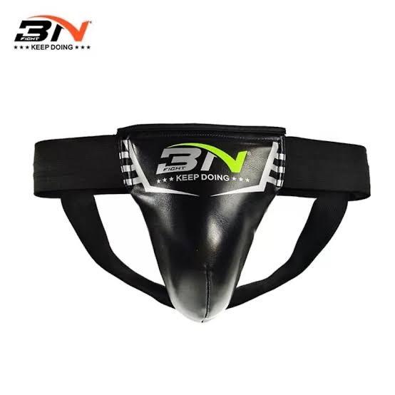 Groin Guard BN / Supporter Batok pelindung Kelamin kemaluan pria cup - Hitam, Dewasa