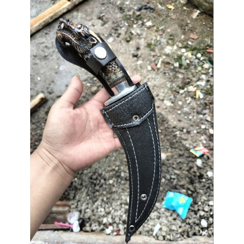 PERTANIAN1965 Kuku Macan Kerambit Naga Baja Per Tajam