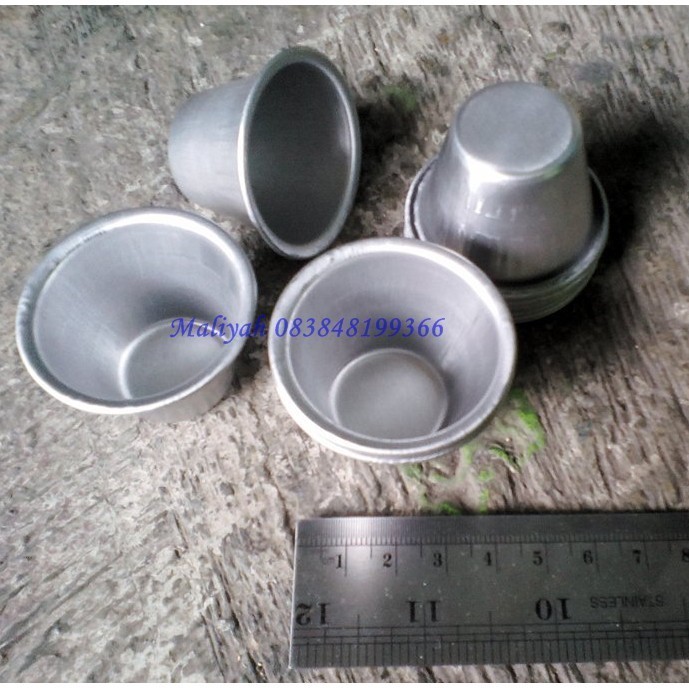 cetakan kue mini talam kue mangkok kukus bahan almunium