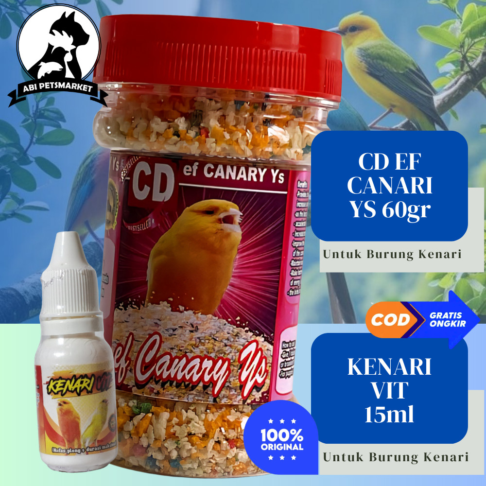 [Paket Hemat] Kenari Roll CD Canary dan Kenari Vit Sehat dan Gacor 100% Original
