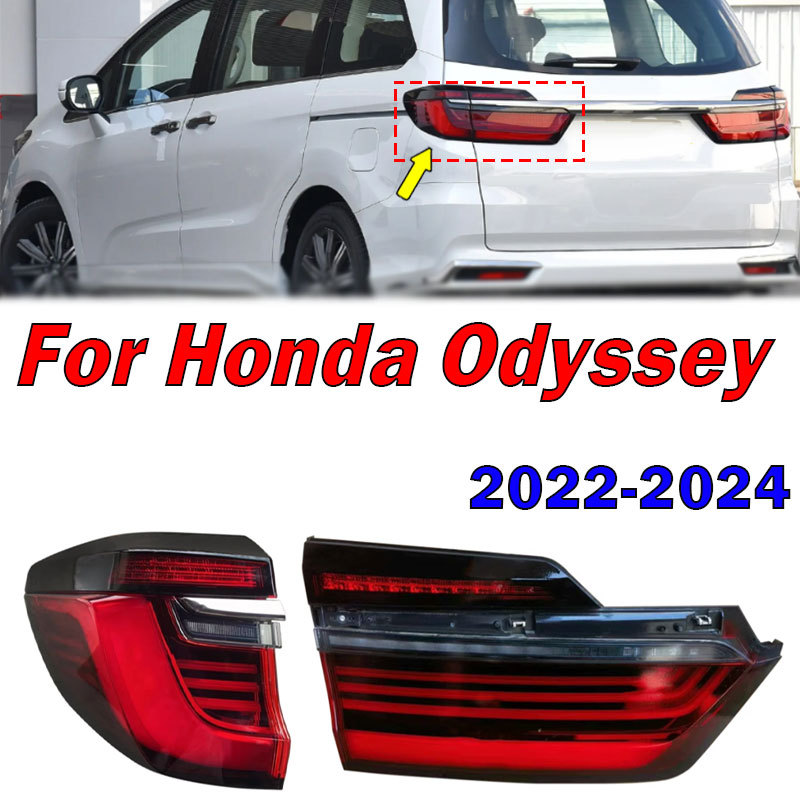 Untuk Honda Odyssey 2022 2023 2024 Lampu Belakang Bumper Belakang Lampu Rem Lampu Mundur Aksesoris M