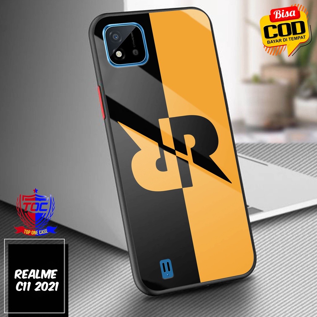 Case REALME C11 2021 Terbaru TOP ONE CASE [ RRQ ]  -Casing REALME C11 2021- Casing Hp Mewah - Hardca