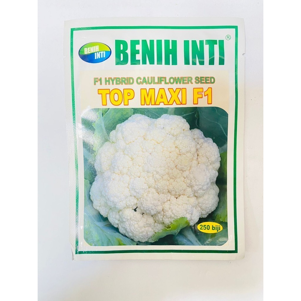 Benih cauliflower F1 TOP MAXI isi 250 biji  PT DINASTY INTI AGRO