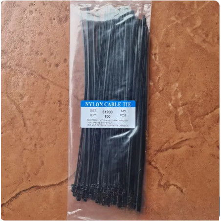Kabel  ties Kabel tis Cable tie Klip 100 150 200 300 isi 100