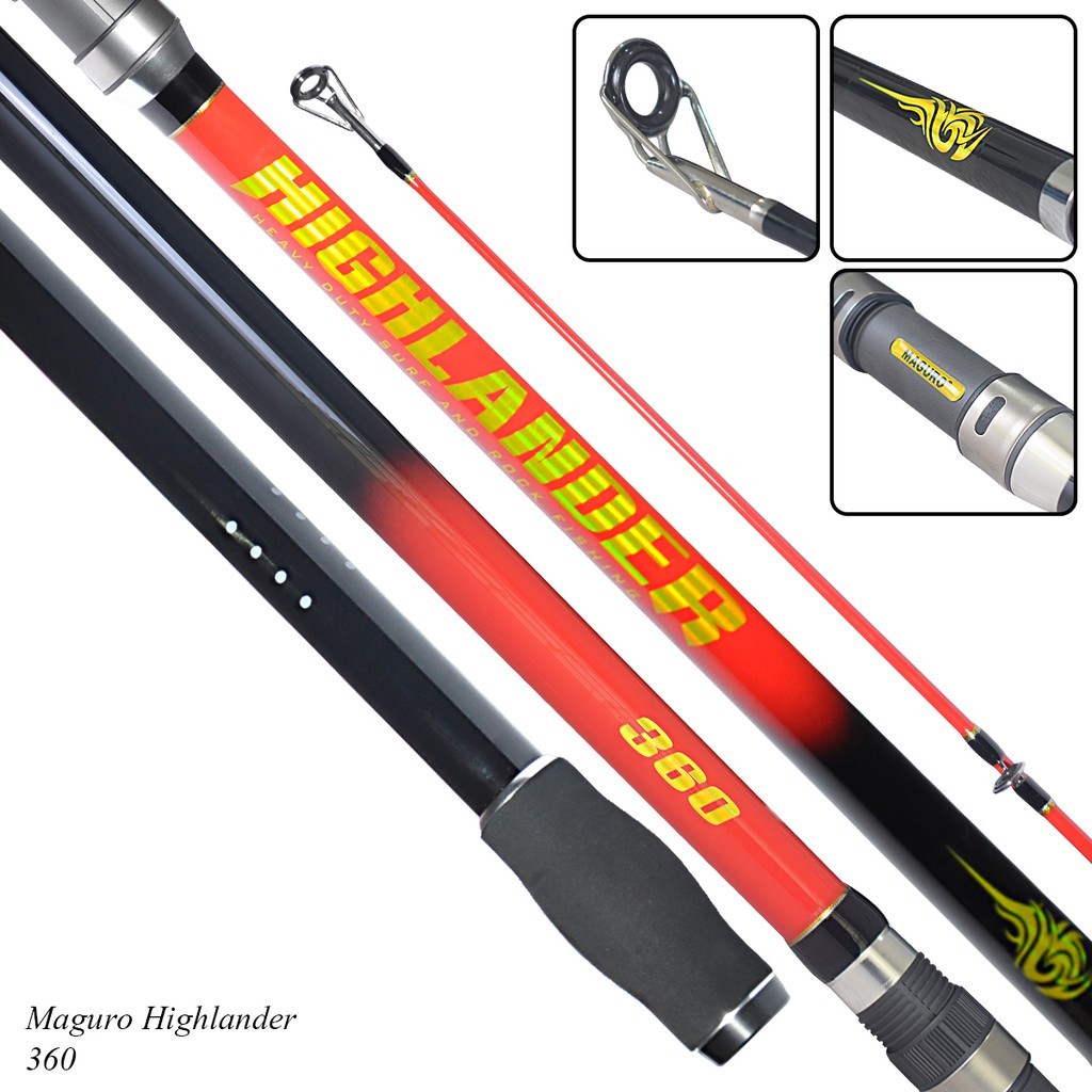 Joran Sambung 3 Maguro Highlander 360cm | IM Pancing