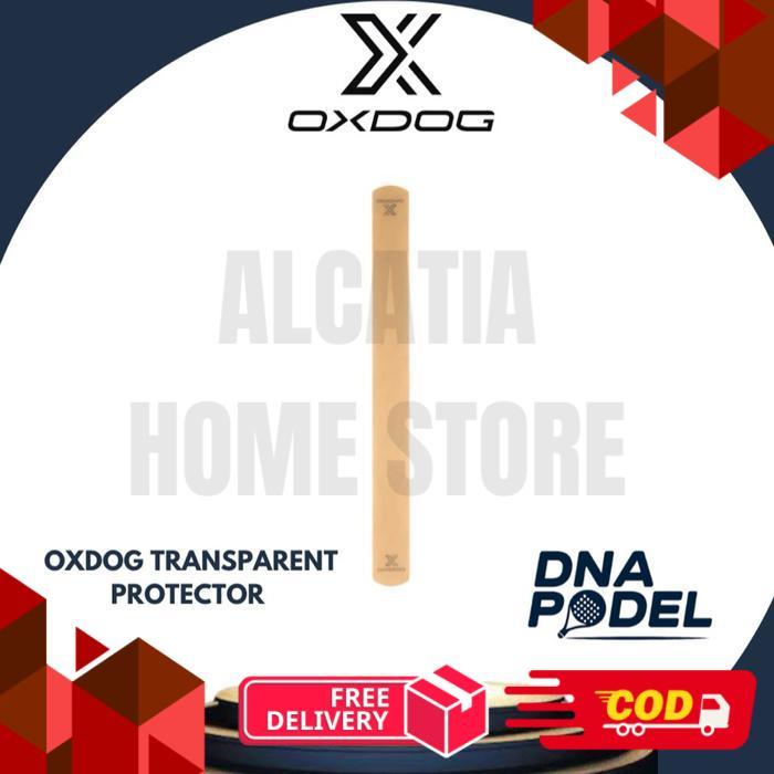 OXDOG LOGO TRANSPARENT PROTECTOR PADEL RACKET PELINDUNG RAKET PADEL