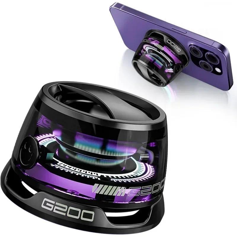 Speaker Bluetooth Magnetik RGB Light Portable G200 Mini Sound Box Bluetooth 53 Speaker Nirkabel Outd