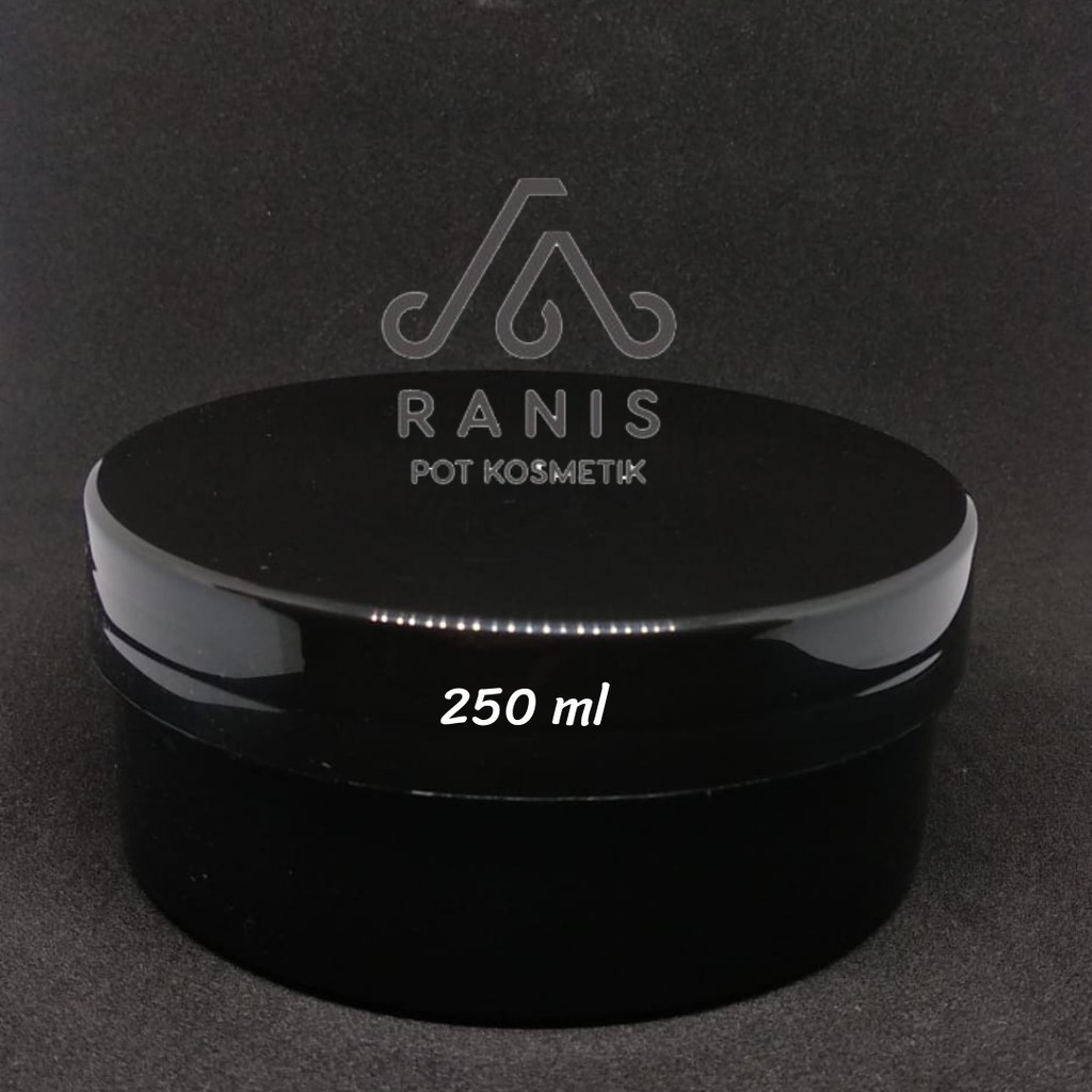 Pot Lulur 250ml HITAM