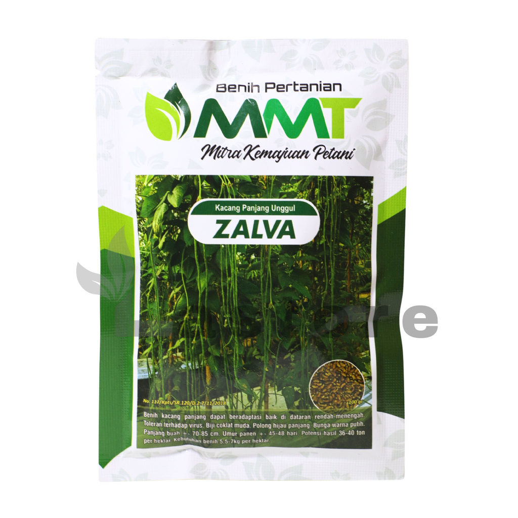 Benih Kacang Panjang Unggul ZALVA Isi 100 gram Benih MMT