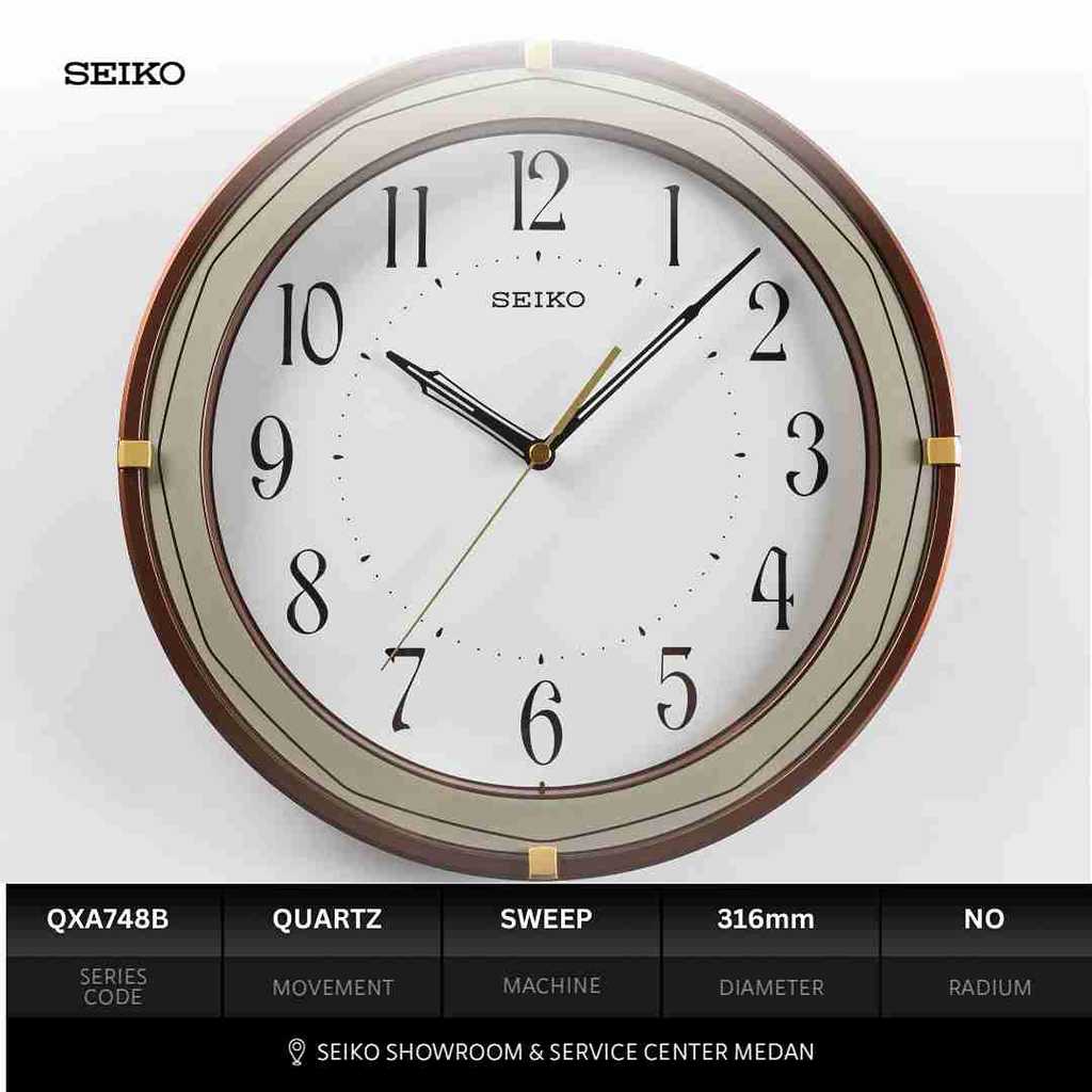Seiko Showroom Medan - Jam Dinding Seiko QXA748