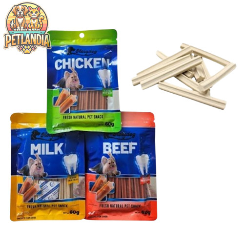 DOG CHEWS STICK - NATURAL DENTAL CHEWS - CAMILAN ANJING - SNACK ANJING