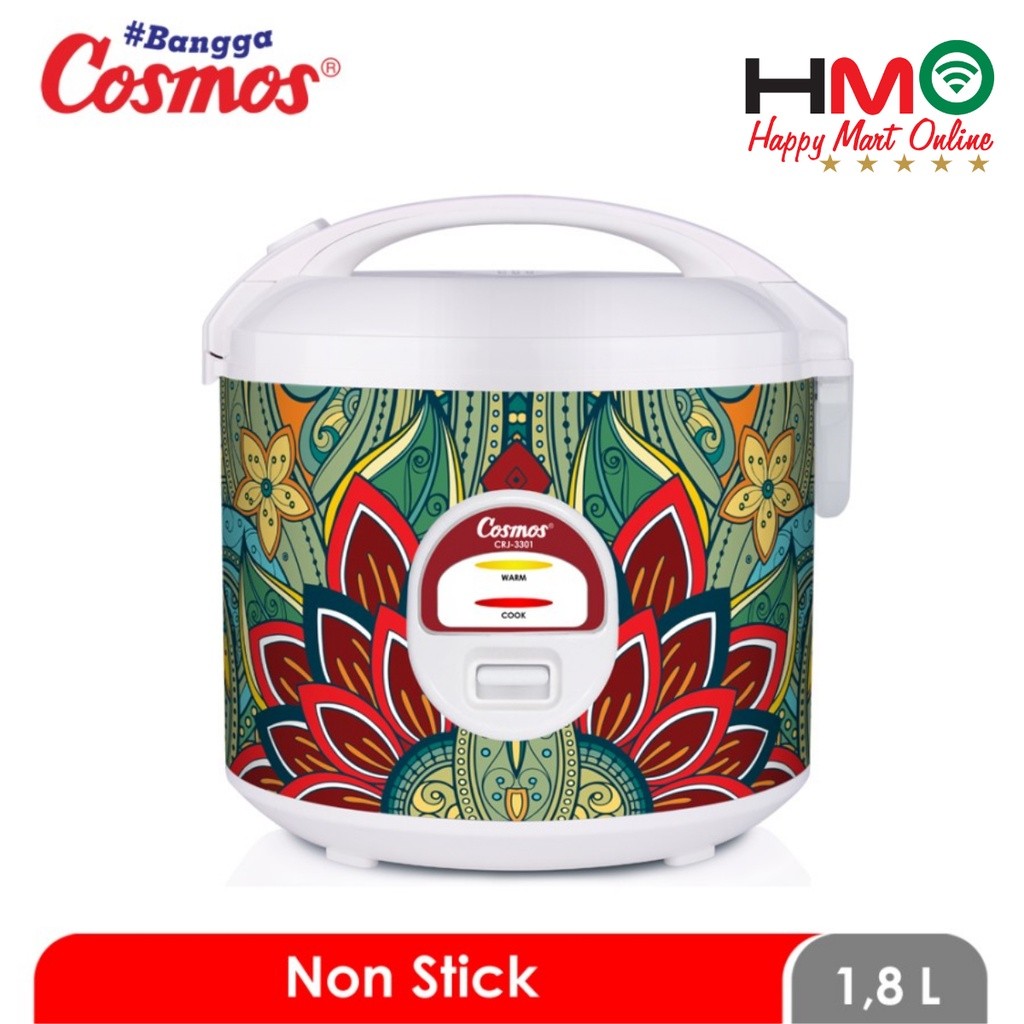 Magic Com Cosmos Rice Cooker Cosmos CRJ 3301 / CRJ3301 / CRJ-3301 Best Seller