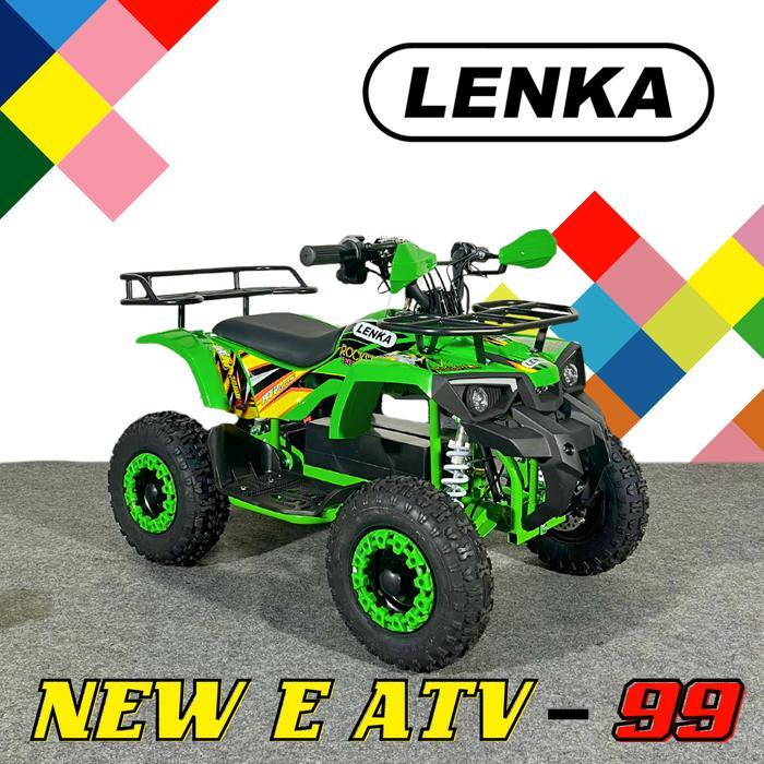 Lenka New E-Atv-99 ATV Elektrik Anak Mainan Anak Toys ATV Dinamo Brushles 36volt Control - HIjau