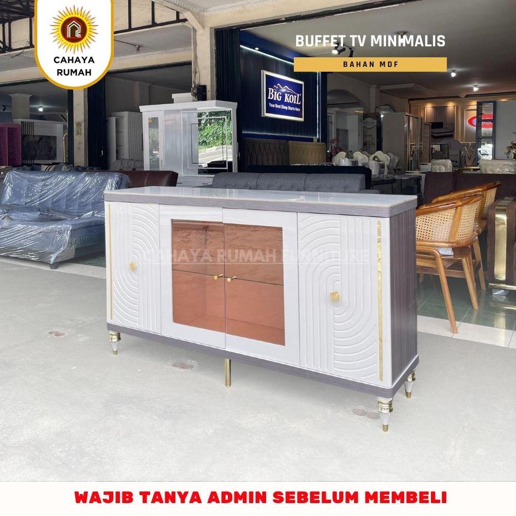 Cahaya Rumah/Buffet Estetik Modern / Buffet tv / Meja Tv/ Meja Kecil/ Meja Tamu
