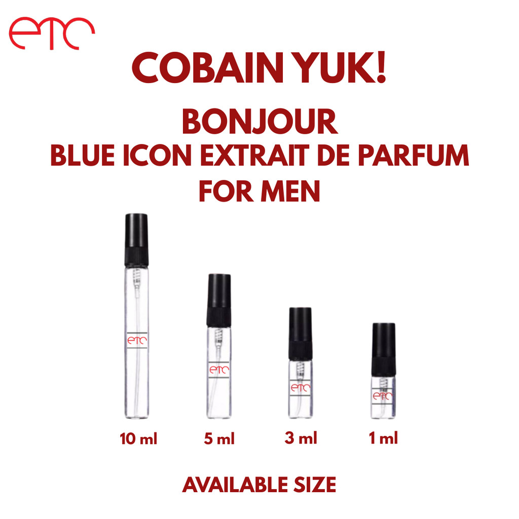 DECANT Parfum Parfum Bonjour Blue Icon Extrait De Parfum for Men