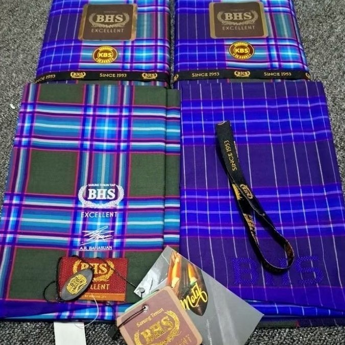 Sarung BHS EXCELLENT Gold Lawas, KDM KBS KKR, Sutra Mesres
