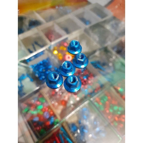 mur m5 mur 8 posh almunium anodize merah biru