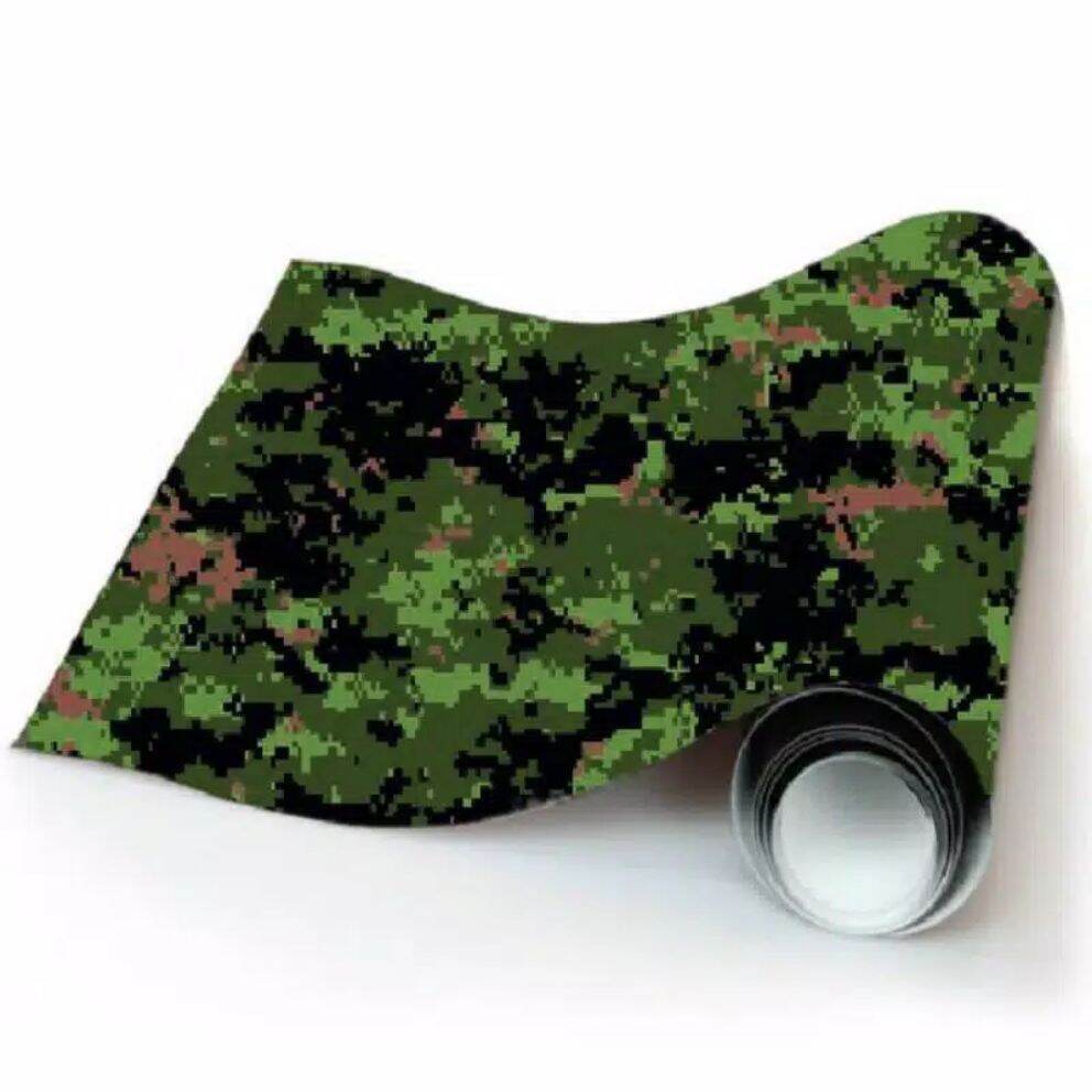 Stiker camo Army Digital Hijau