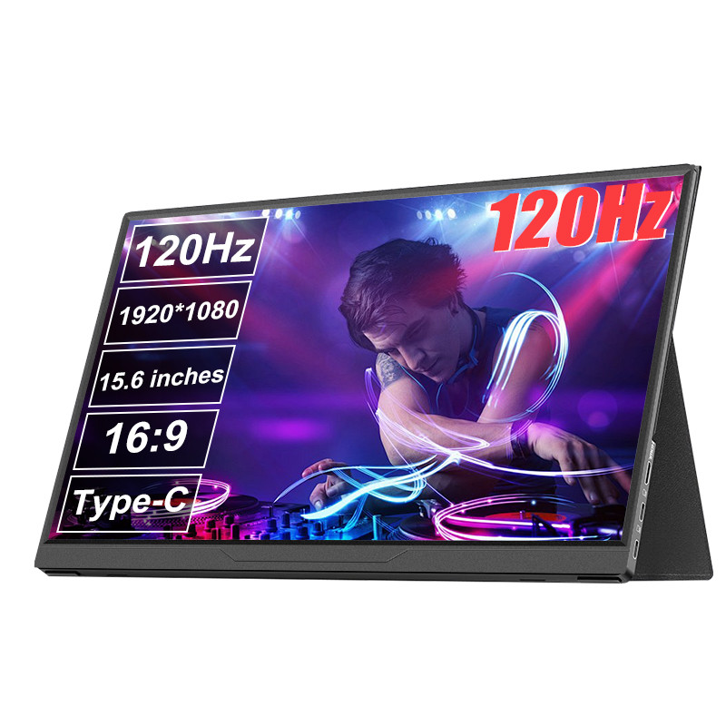 LANLIPU 15.6in Portable Monitor 144HZ Typec HDMI External Travel Second splay For PC Cell Phone Xbox