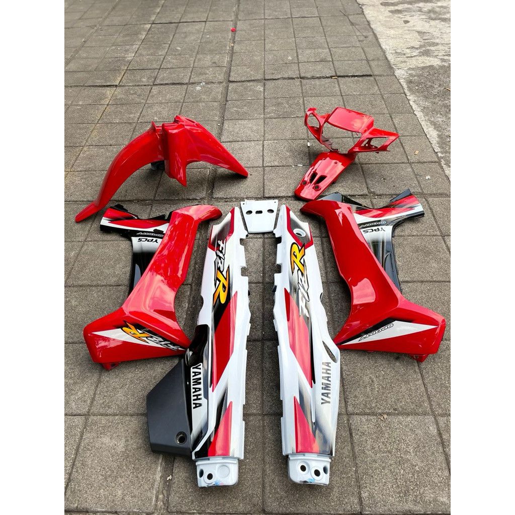 Cover Bodyset Fullset YAMAHA FIZ R ARDATH Merah Putih