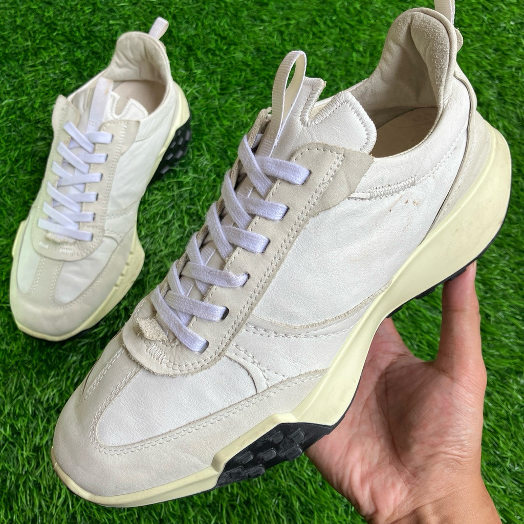 ECCO Leather Retro Low sneakers shoes ukuran 40