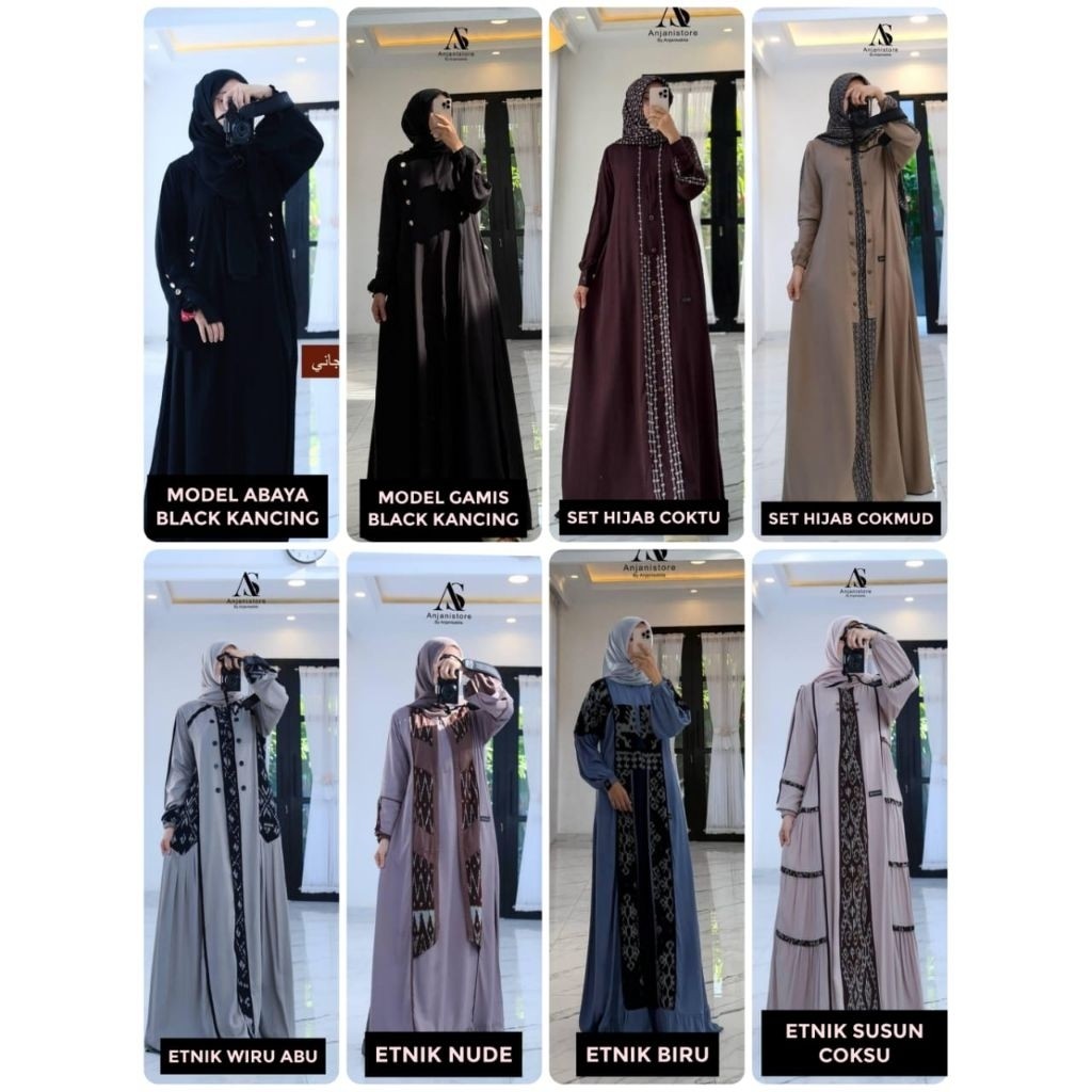 Anjani Store Terbaru Gamis Katun Twill Uniqlo