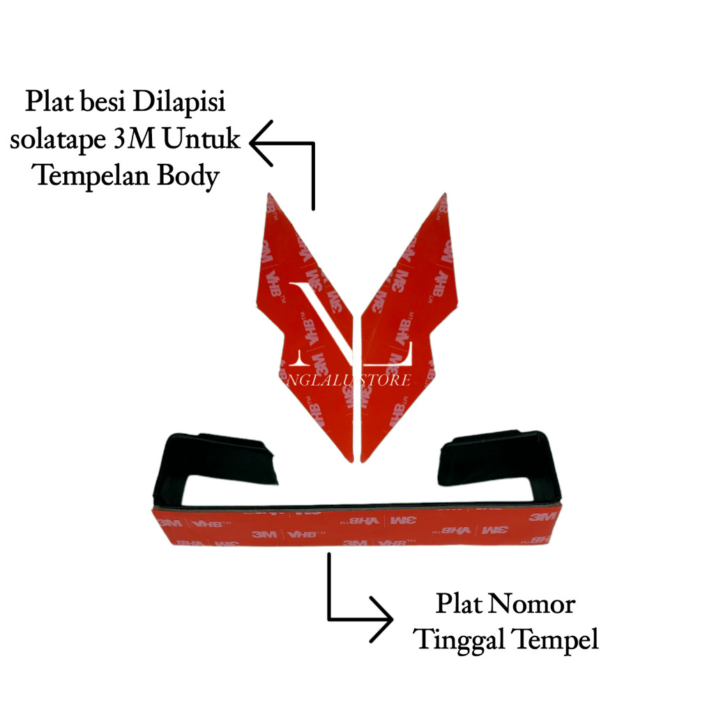 Bracket Dudukan Plat Nomor Motor Yamaha Freego Plat Nomor Magnet Plat Nomor