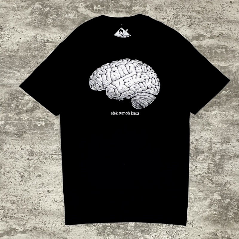 (COD) Efek Rumah Kaca - Jangan Bakar Buku Tshirt - Black