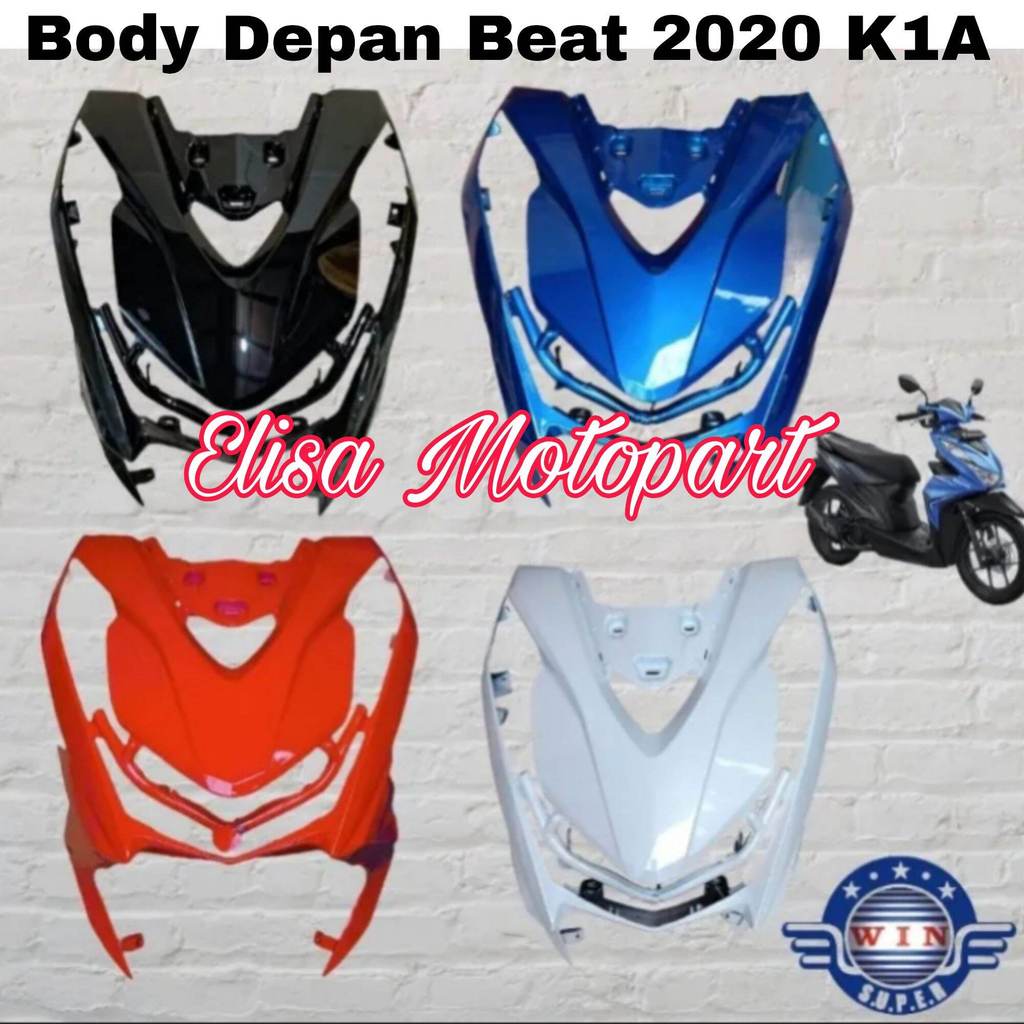 Cover Front Panel Tameng Body Depan Beat New LED Street Deluxe 2020 K1A / Tameng Depan Beat Deluxe 2
