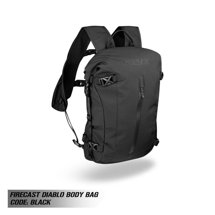 Firecast | Tas Pancing Backpack Ultralight | Firecast Diablo Body Bag - BLACK