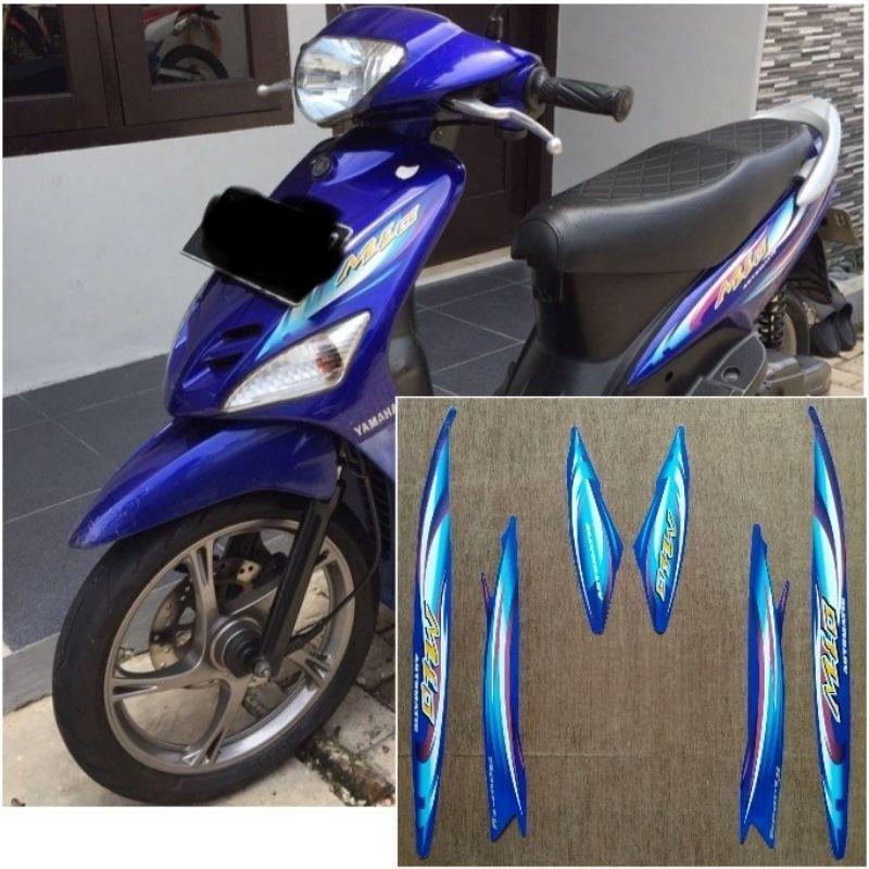 Striping Original Yamaha Mio sporty biru tahun 2007 2008