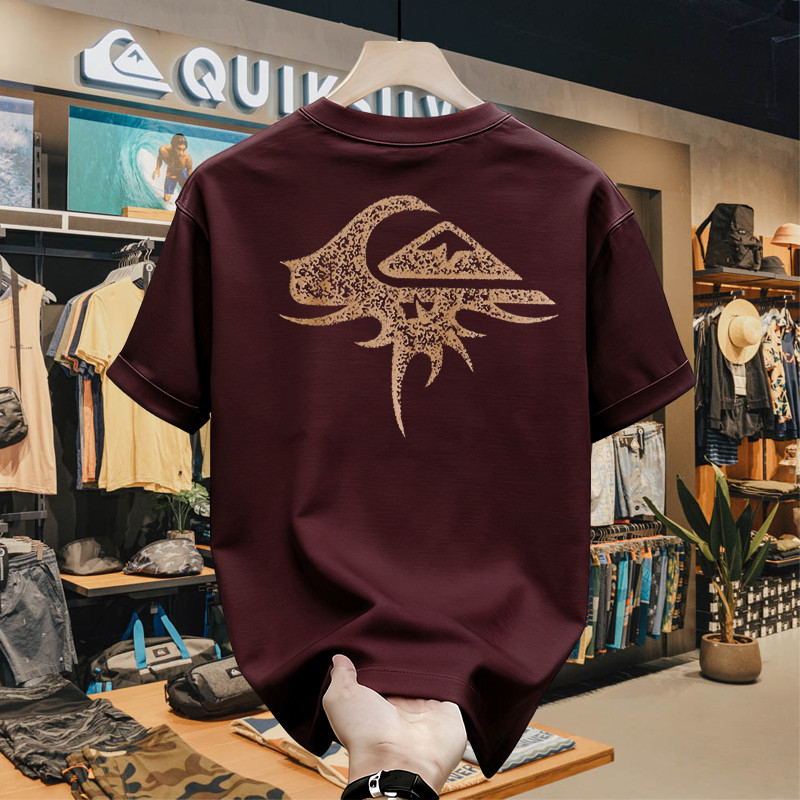 Kaos Quiksilver Surf Original – T Shirt Pria Wanita Lengan Pendek Cotton Halus