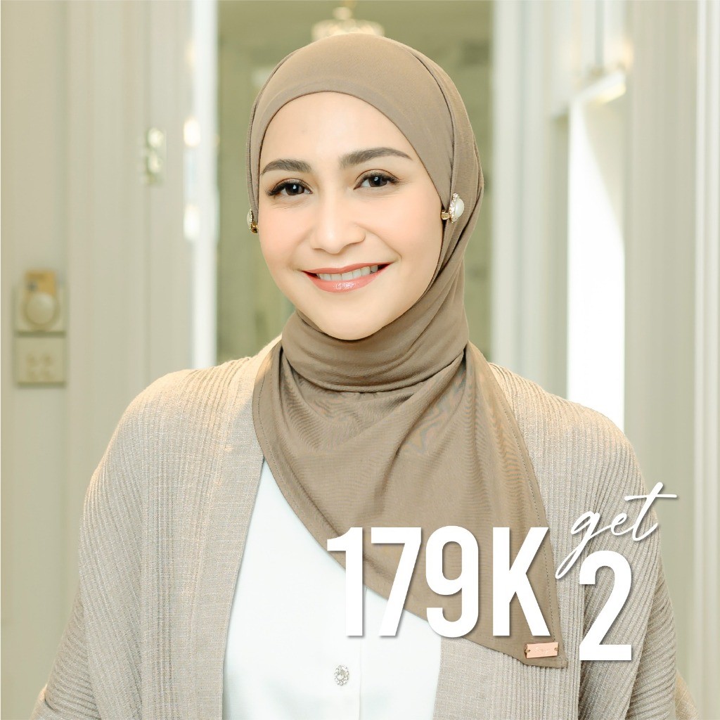 Lozy Hijab - Rayna Instan Square 179K Get 2 (Hijab Rayon Instan)