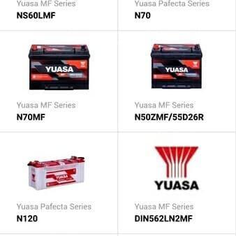 Aki accu yuasa innova reborn bensin din 566LN2 LN2 MF kering favorit