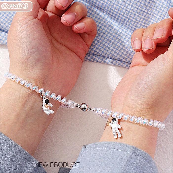 Produk MAdley Bracelet Couple 2Pcs Gelang Pasangan Karet Spiral Dengan