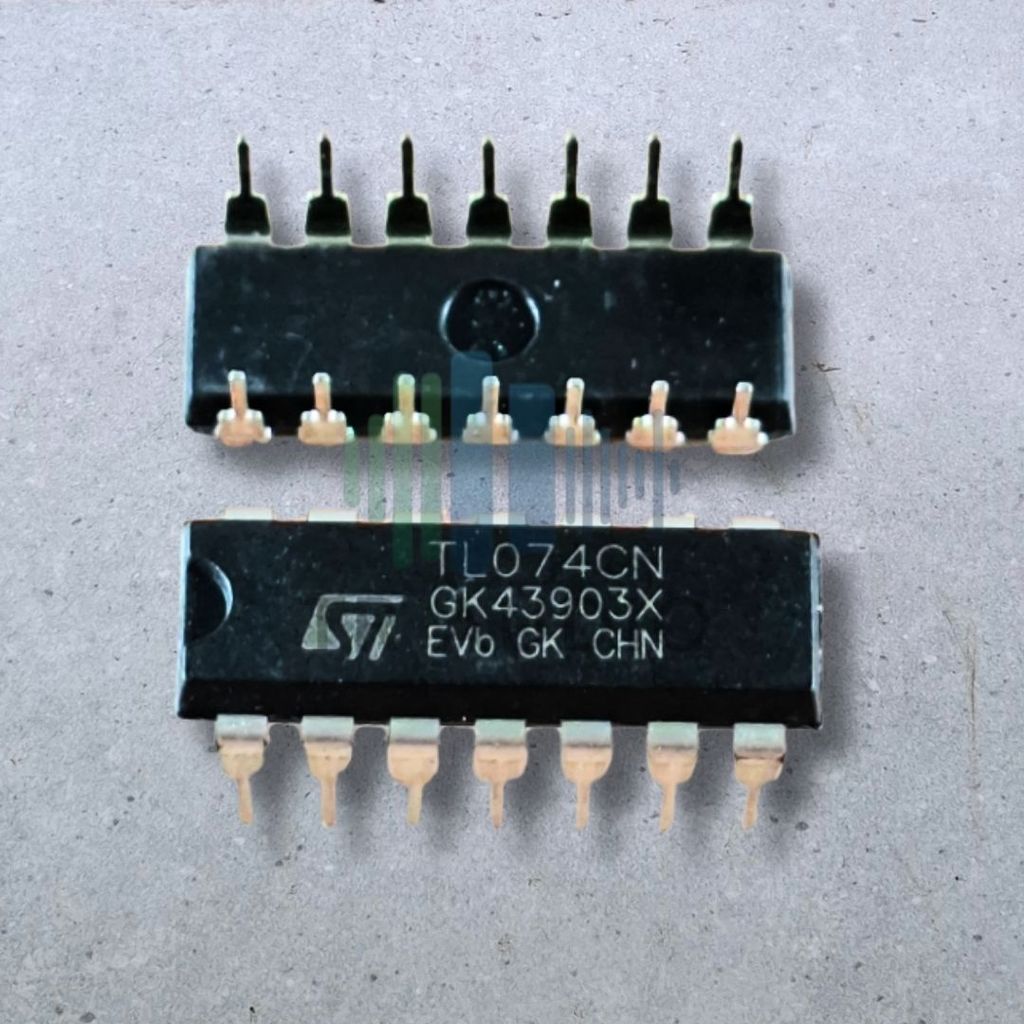 IC TL074 TL 074 Op Amp Quad JFET Low Noise DIP 14 Korea Lengkap
